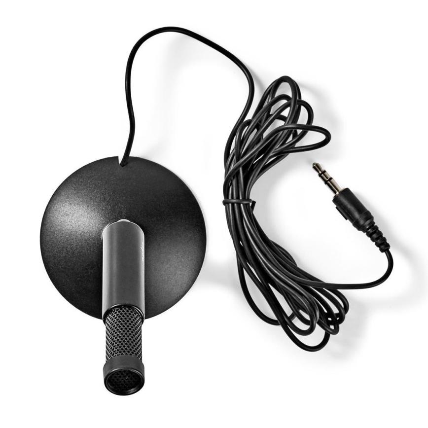 Nedis MICSJ100BK - Pöytämikrofoni tietokoneelle 1,5 V