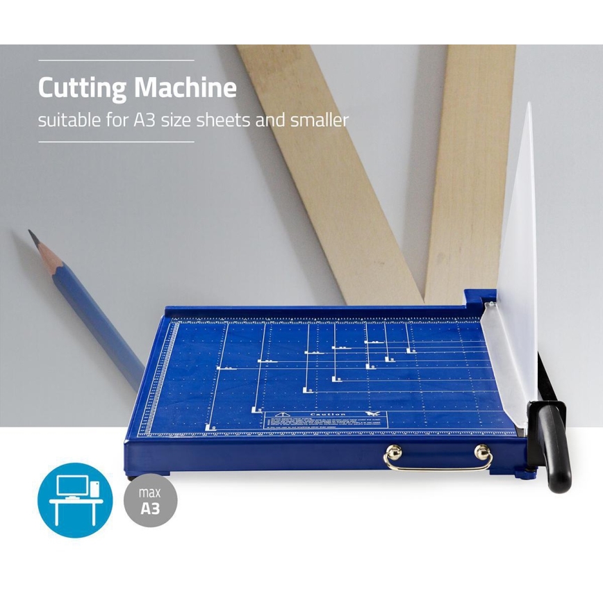 Paperileikkuri A3 297 x 420 mm sininen