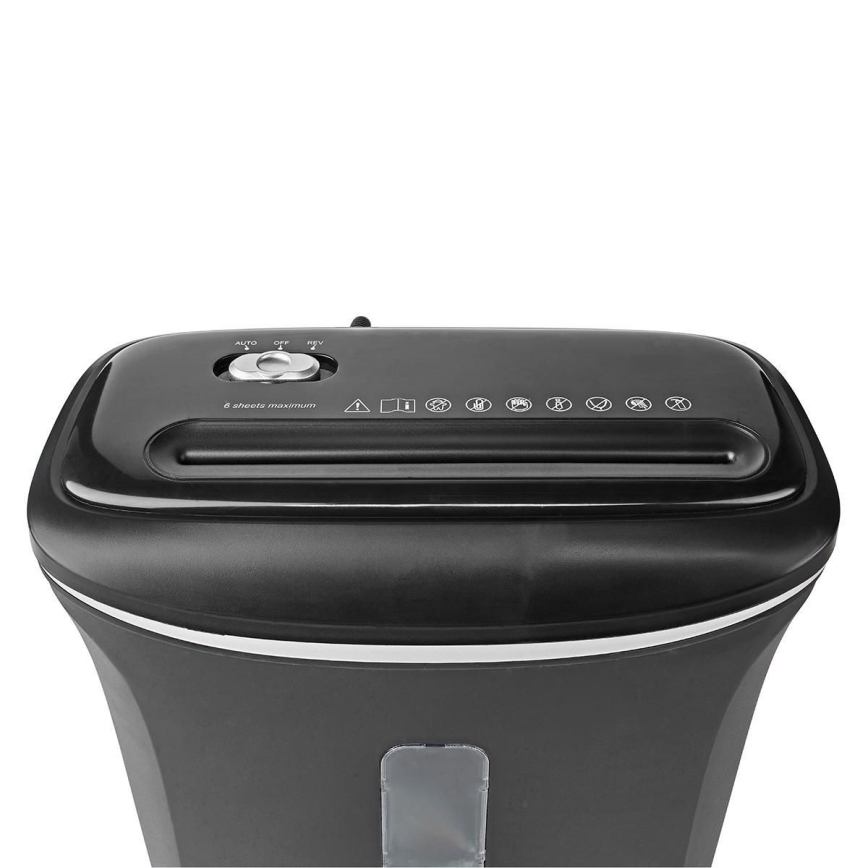 Paperisilppuri A4 äänenvoimakkuus 12 l 230V musta