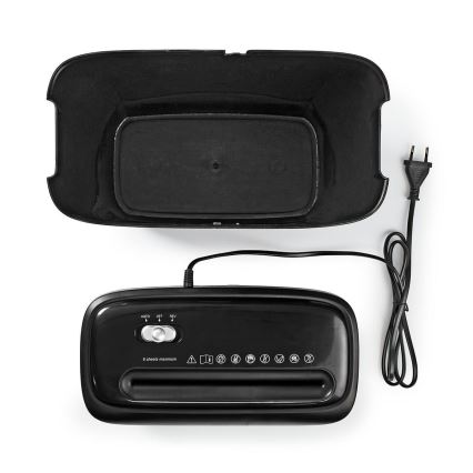 Paperisilppuri A4 äänenvoimakkuus 12 l 230V musta