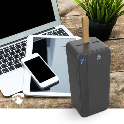 Varavirtalähde LED-näytöllä Power Delivery 30 000 mAh