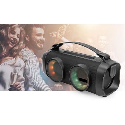 LED RGB ladattava kaiutin 24W/3000 mAh IPX5