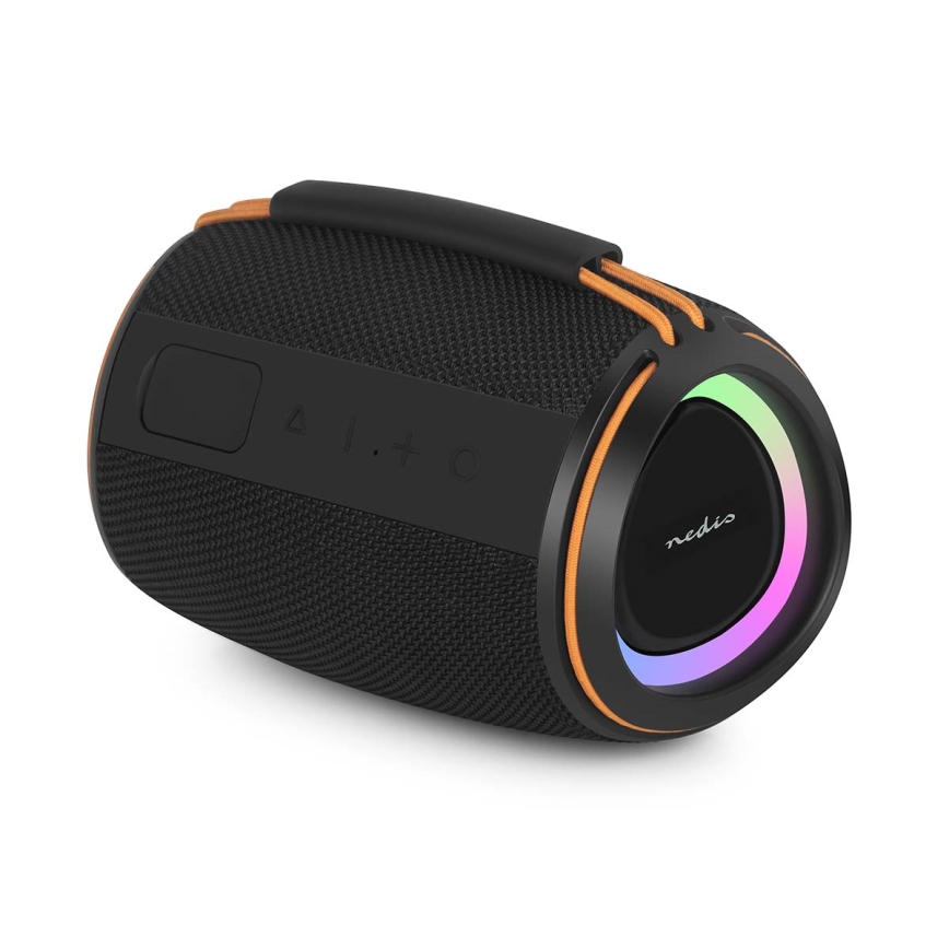 LED-ladattava kaiutin 40W/1200 mAh IPX4 musta