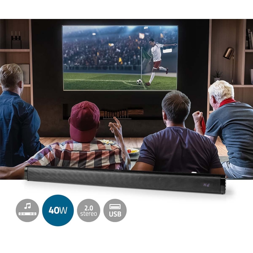 Soundbar 40W/230V + kaukosäädin