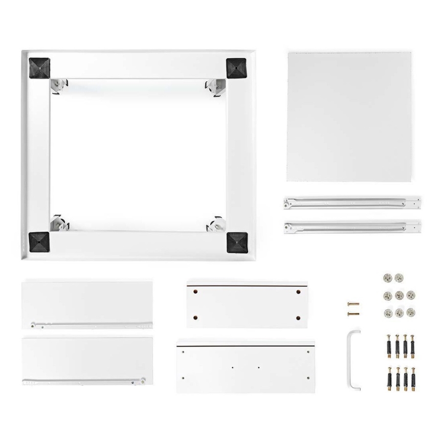 Teline pesukoneelle, jossa on kuivain