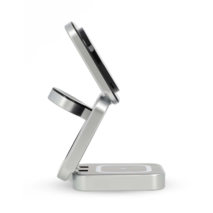 Langaton laturi 3in1 15W hopea