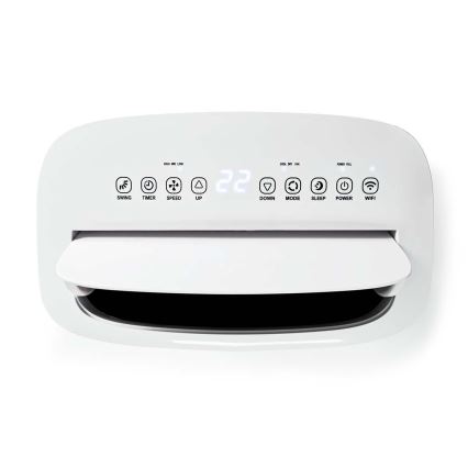 Älykäs mobiili ilmastointilaite 3in1 sisältäen täydelliset lisävarusteet 1800W/230V 16000 BTU Wi-Fi + kauko-ohjaus