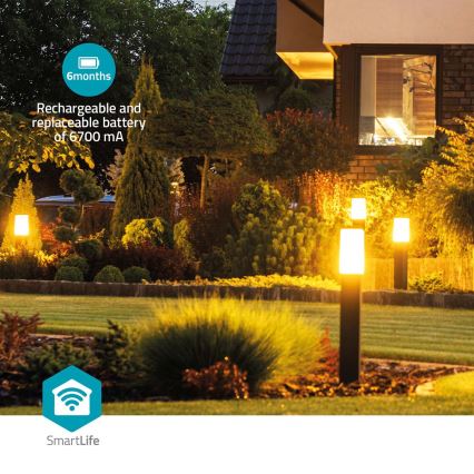 Älykamera 3 MP Full HD 1296p, 6700 mAh, Wi‑Fi, Tuya, IP65