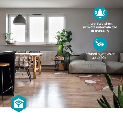 Älykamera Smartlife 5V 3MP Full HD 1296p Wi-Fi Tuya