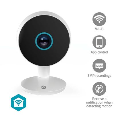 Älykamera Smartlife 5V 3MP Full HD 1296p Wi-Fi Tuya