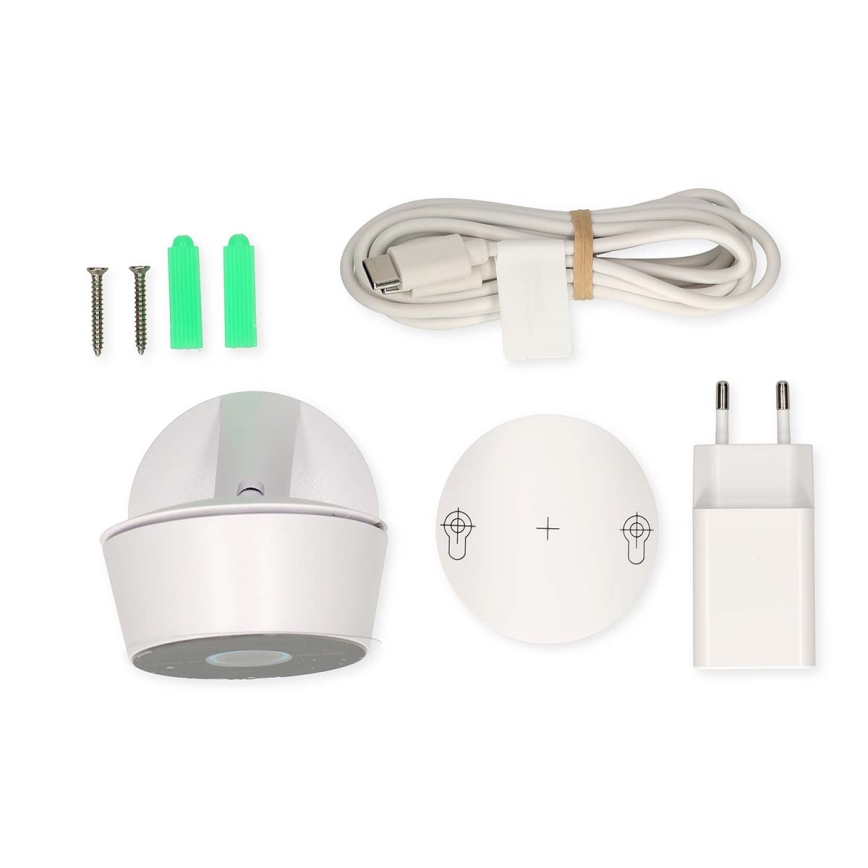 Älykamera Smartlife 5V 3MP Full HD 1296p Wi-Fi Tuya