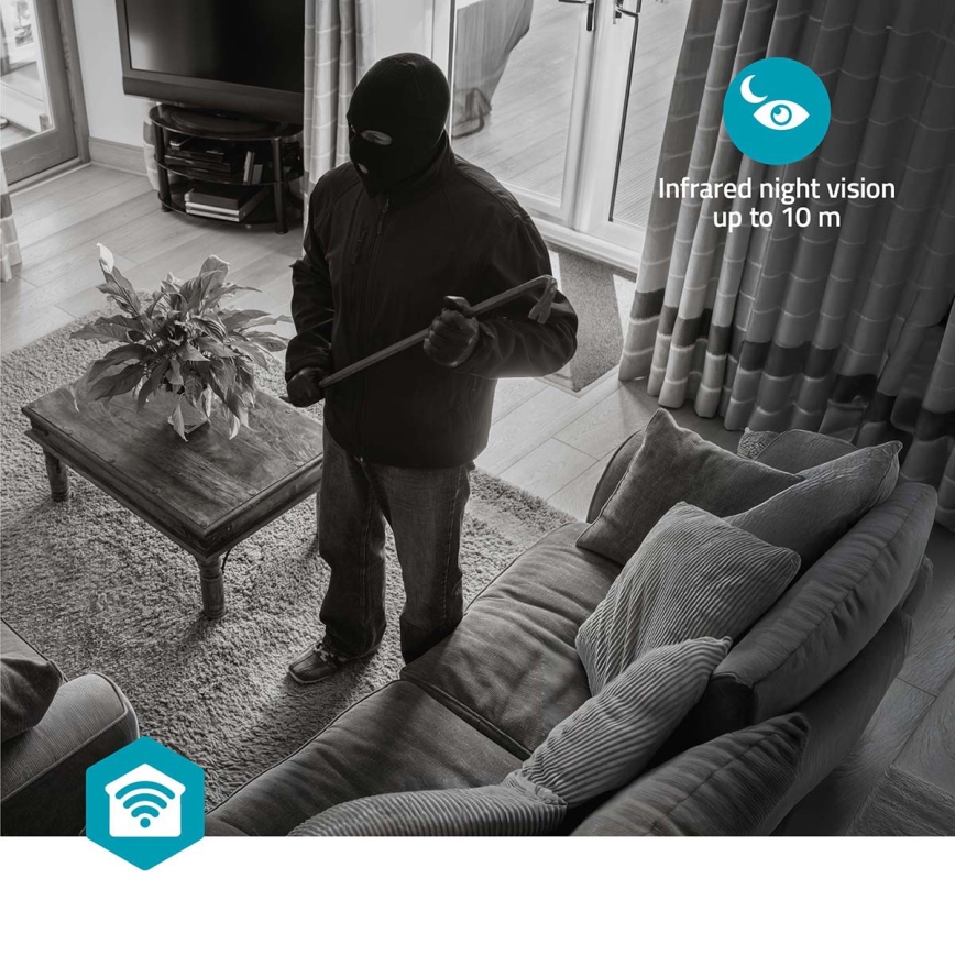 Smartlife-älykamera 5V, 3 MP, Full HD 1296p, Wi‑Fi, Tuya-yhteensopiva