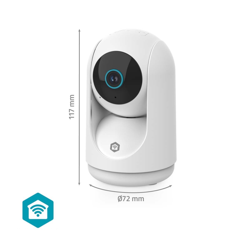 Smartlife-älykamera 5V, 3 MP, Full HD 1296p, Wi‑Fi, Tuya-yhteensopiva