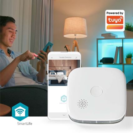 Savuhälytin SmartLife 3V/1xCR123A Wi-Fi Tuya