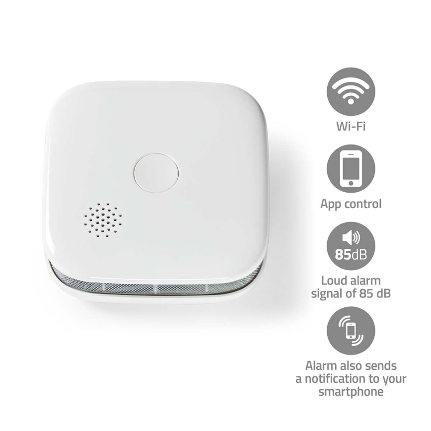 Savuhälytin SmartLife 3V/1xCR123A Wi-Fi Tuya