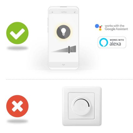 LED RGBW Himmennettävä pistokkeellinen heittovalaisin SmartLife LED/20W/230V Wi-Fi IP65 2700-6500K