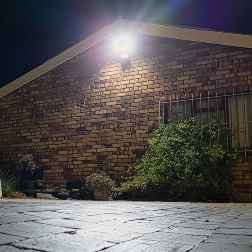 LED-himmennettävä heittovalo pistorasiaan liiketunnistimella SmartLife LED/20W/230V 3000-6500K IP44 Wi-Fi