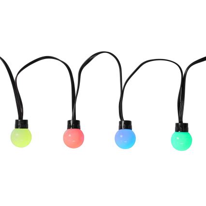 LED RGB Koristeketju 48xLED 13,8m IP65 Wi-Fi Tuya