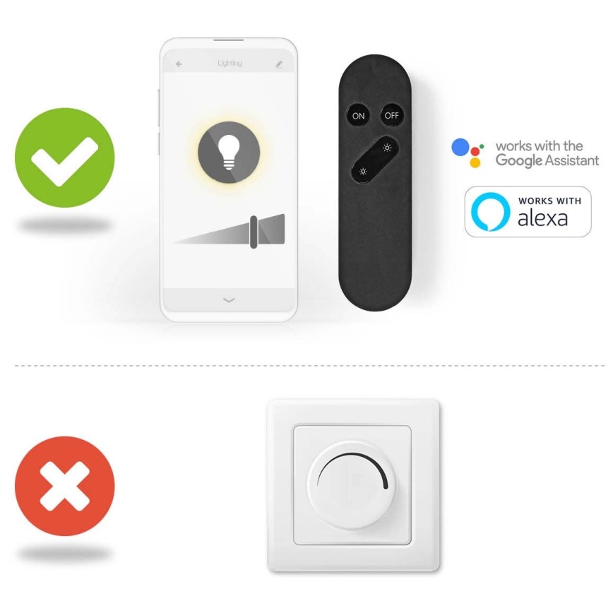 Himmennettävä LED-polttimo ST64 E27/4,9W/230V Wi-Fi 1800-6500K