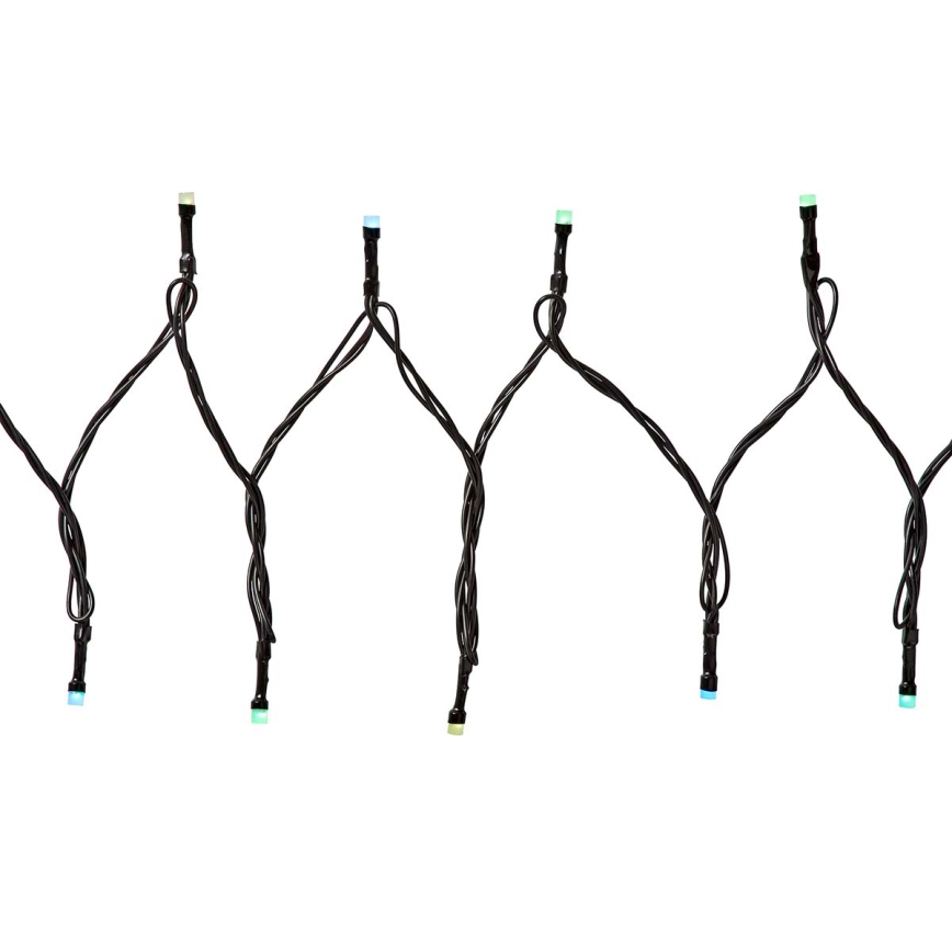 LED RGB Ulkoketju 42xLED/8 toimintoa 8m IP65 Wi-Fi Tuya