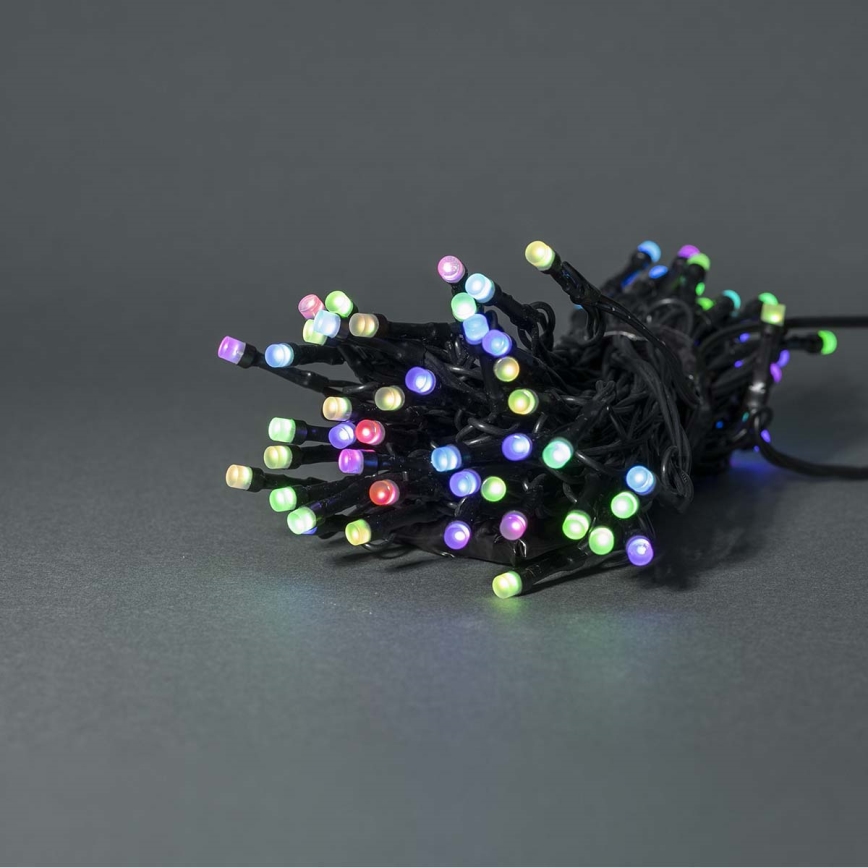 LED RGB ulkovalosarja, 42 LEDiä, 8 toimintoa, 8 m, IP65, Wi‑Fi Tuya