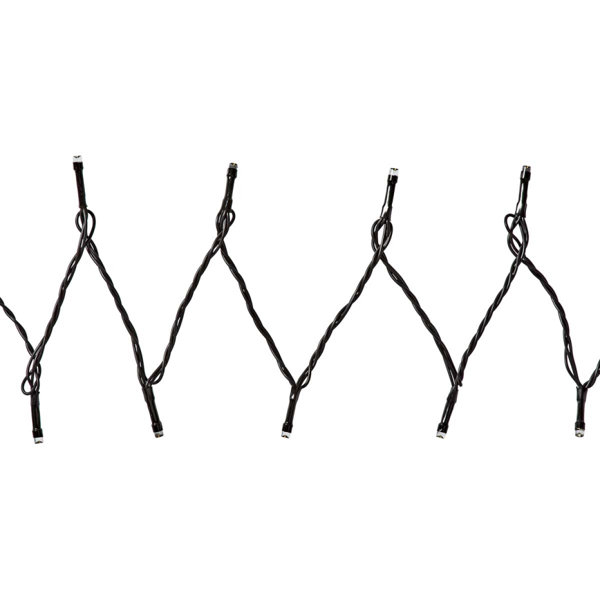 LED Valoketju ulkokäyttöön 400xLED/8 toimintoa 25m IP65 Wi-Fi Tuya lämpimästä kylmään valoon