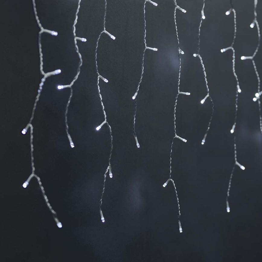 LED jouluverho 240xLED/11 toimintoa 8m IP65 Wi-Fi Tuya lämpimästä kylmään valkoiseen