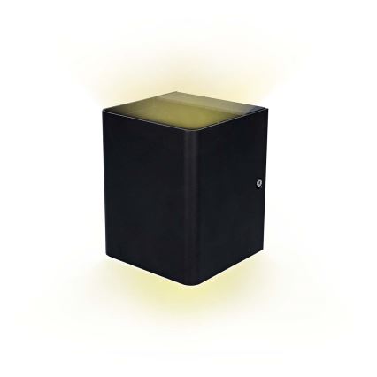 LED RGBW himmennettävä ulkoseinävalaisin SmartLife LED/12W/230V IP65 Wi-Fi Tuya musta