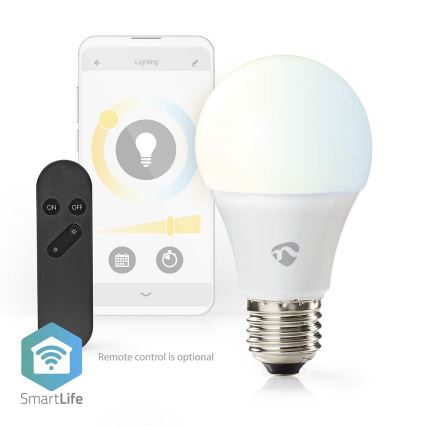 LED Himmennettävä polttimo SmartLife E27/9W/230V Wi-Fi 2700-6500K
