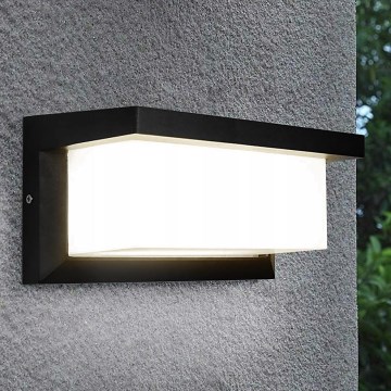 NEELY LED ulkoseinävalaisin LED/12W/230V IP54 musta