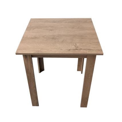 Neliömäinen ruokapöytä LEVI sonoma-tammi