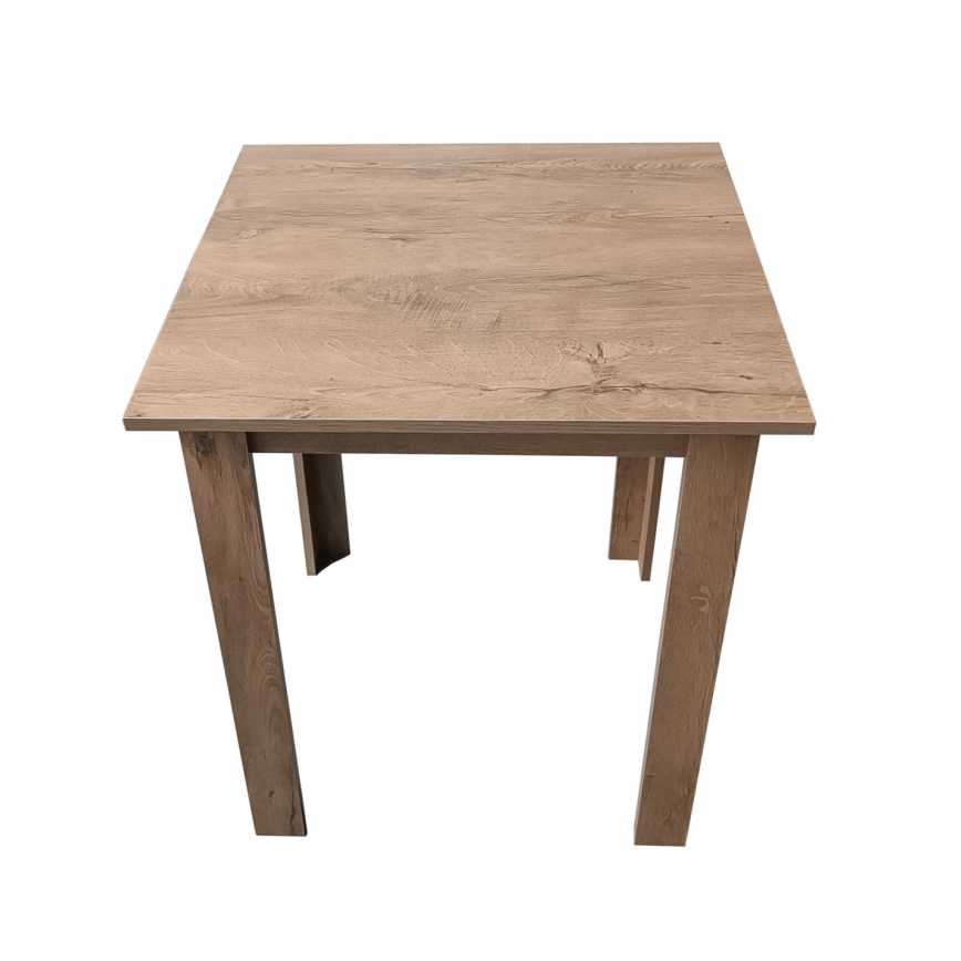 Neliömäinen ruokapöytä LEVI sonoma-tammi