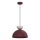NEVIS-riippuvalaisin johdolla 1xE27/15W/230V, halkaisija 29 cm, burgundinpunainen