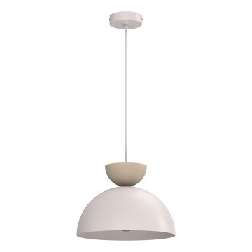 NEVIS-riippuvalaisin johdolla, 1xE27/15W/230V, halkaisija 29 cm, kermanvärinen
