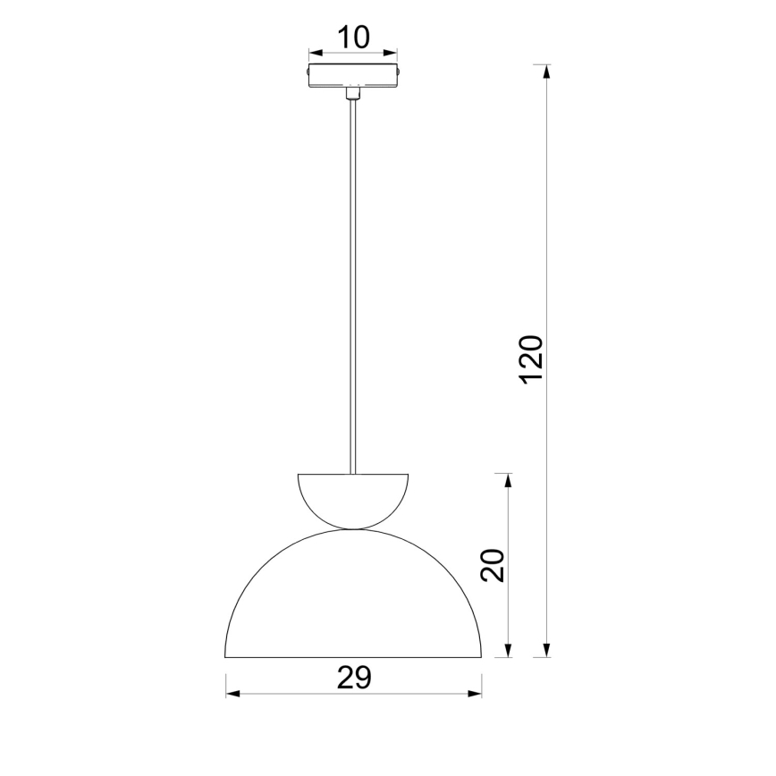NEVIS-riippuvalaisin johdolla, 1xE27/15W/230V, halkaisija 29 cm, kermanvärinen