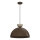 NEVIS-riippuvalaisin johdolla 1xE27/15W/230V, halkaisija 38 cm, ruskea