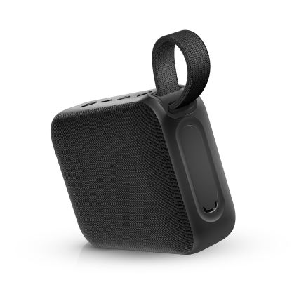 Niceboy Atom 4 - LED Langaton kaiutin mikrofonilla 6W/1000 mAh IP67 musta