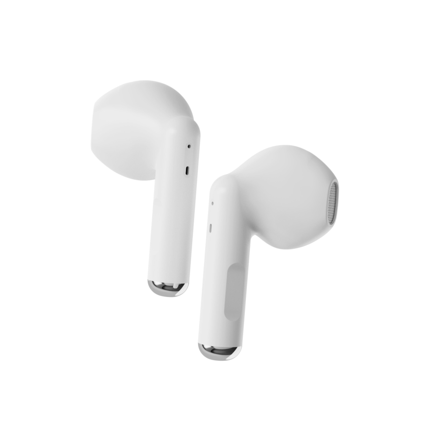 Niceboy Beans 4 - Langattomat kuulokkeet 300 mAh + 2x 35 mAh IPX4 valkoinen