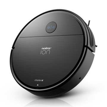 Niceboy ION Charles i6 - Älykäs 2-in-1 robotti-imuri 2600 mAh Wi-Fi musta