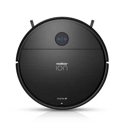 Niceboy ION Charles i6 - Älykäs 2-in-1 robotti-imuri 2600 mAh Wi-Fi musta