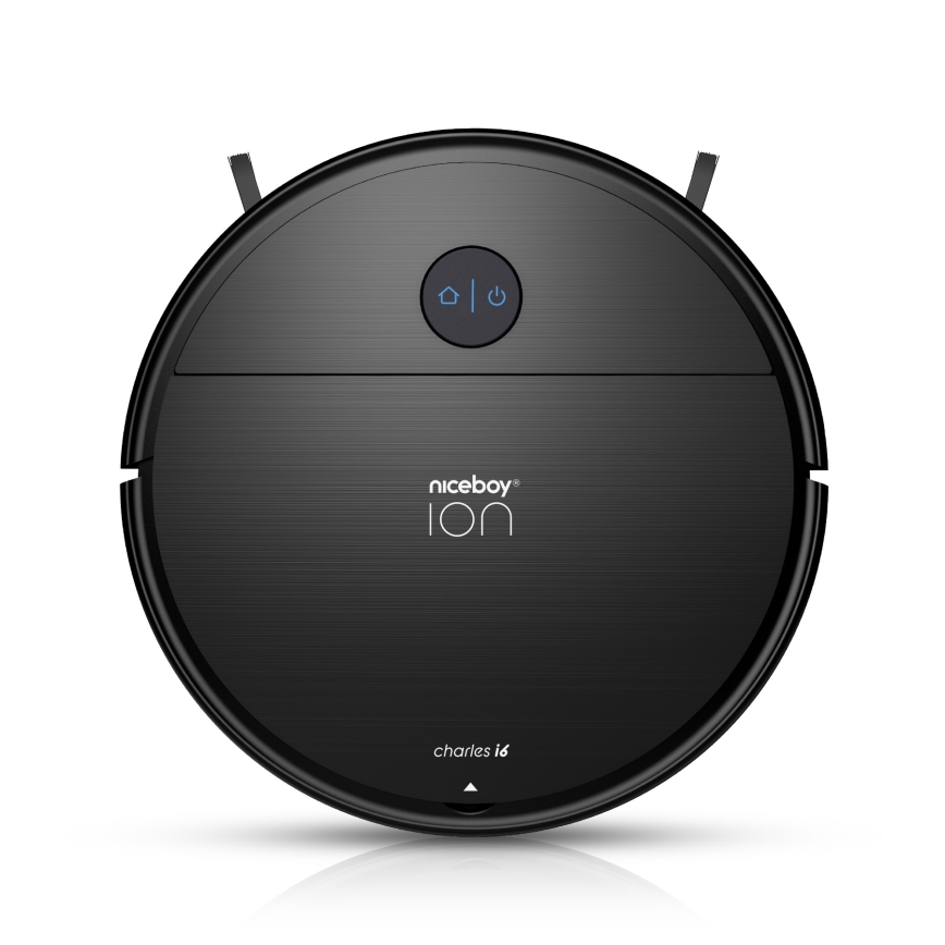 Niceboy ION Charles i6 - Älykäs 2-in-1 robotti-imuri 2600 mAh Wi-Fi musta