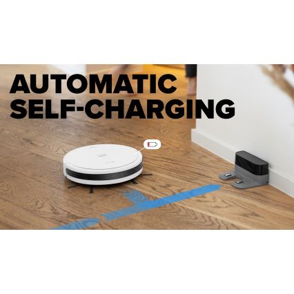 Niceboy ION Charles i6 - Älykäs 2-in-1 robotti-imuri 2600 mAh Wi-Fi valkoinen