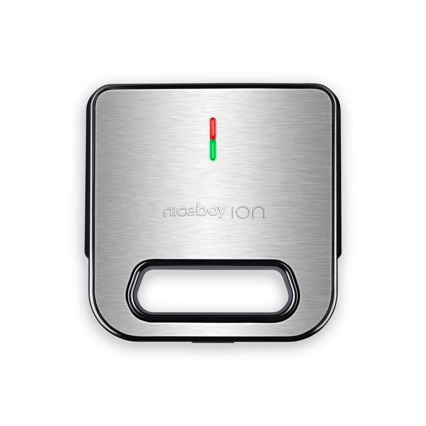 Niceboy ION Snacker S1 - Voileipägrilli 750W/230V mattakromi/musta