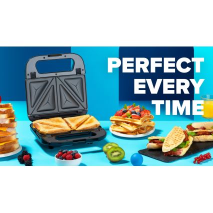 Niceboy ION Snacker S3 - Voileipägrilli 3in1 750W/230V ruostumaton/musta