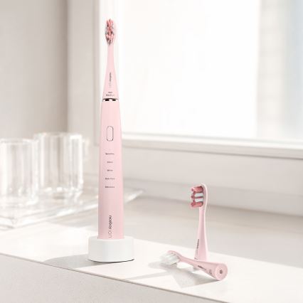 Niceboy ION Sonic - Sonic hammasharja IPX7 vaaleanpunainen