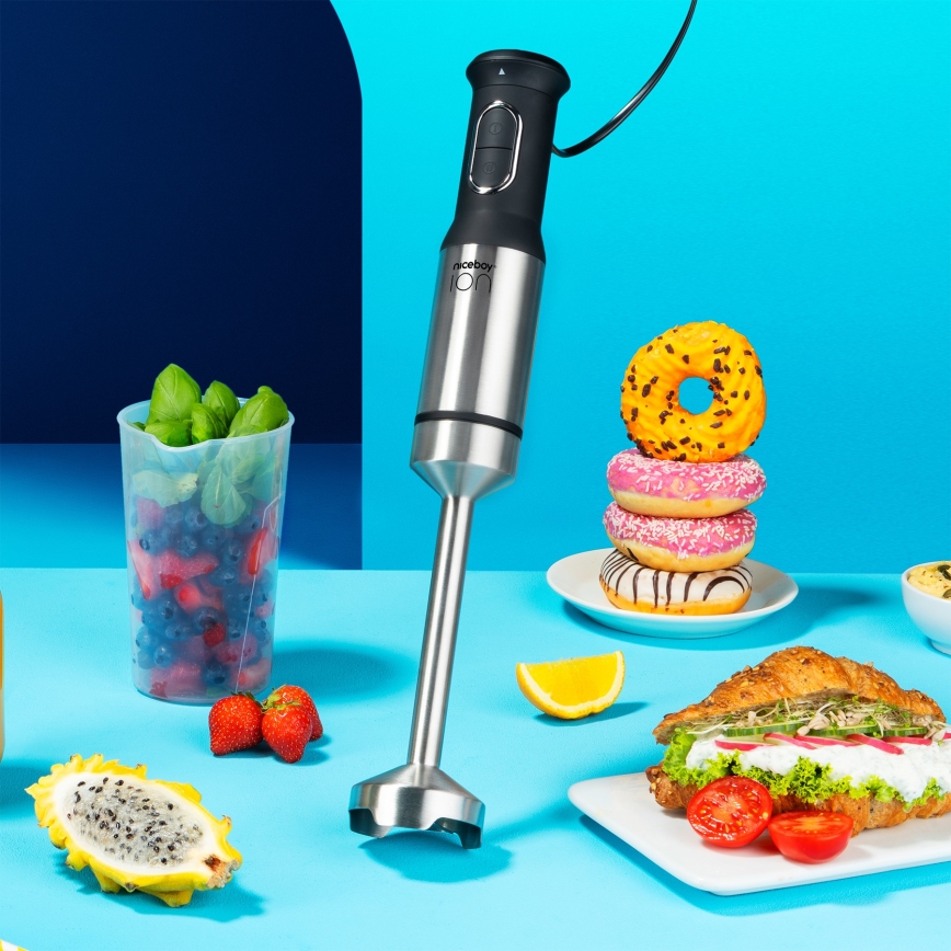 Niceboy ION Twister T2 - Sauvasekoitin 1200W/230V ruostumaton/musta