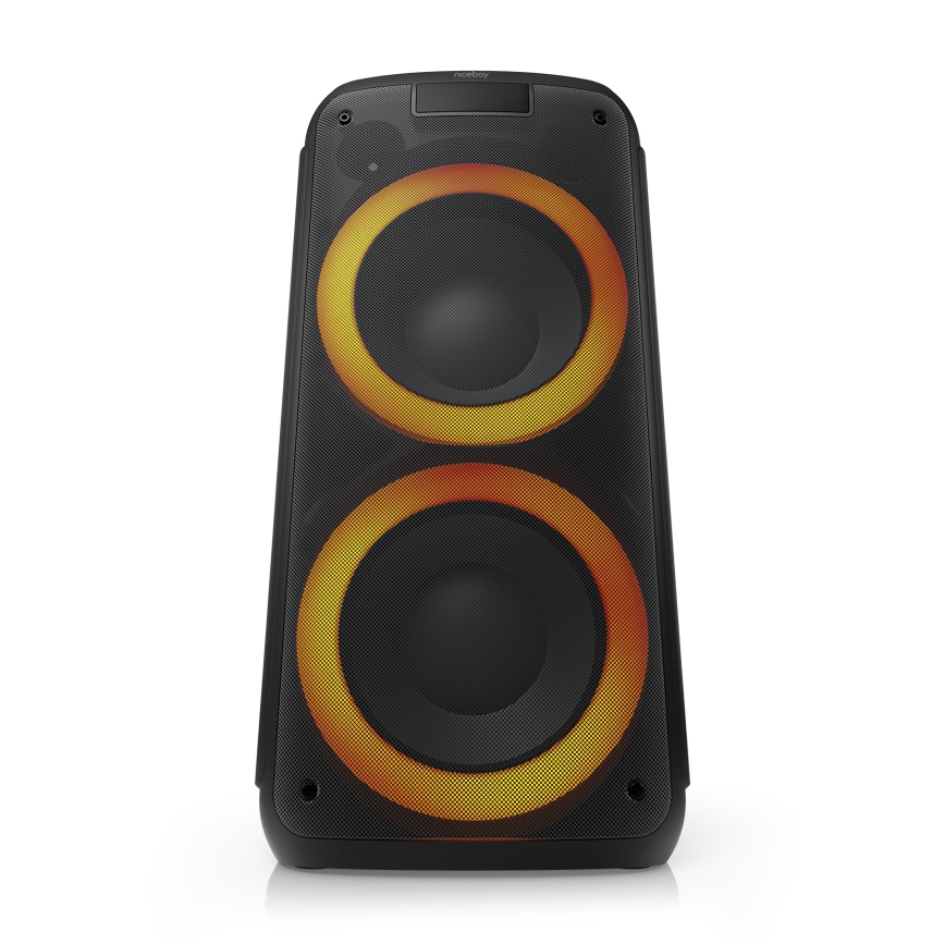 Niceboy PARTY Boss 2 - LED langaton kaiutin mikrofonilla ja powerbank-toiminnolla 200W/4500 mAh + kaukosäädin