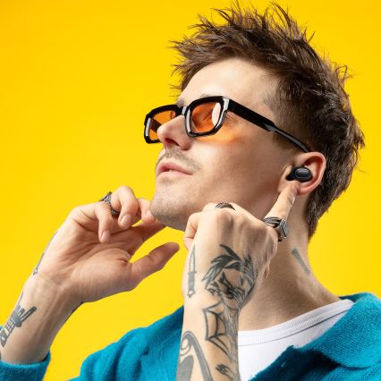 Niceboy Podsie 4 - Langattomat IP54-luokitellut kuulokkeet, mustat