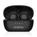Niceboy Podsie 4 POP - Langaton earphones 400 mAh + 2x 40 mAh IPX4 musta