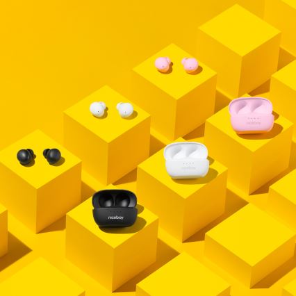 Niceboy Podsie 4 POP - Langaton earphones 400 mAh + 2x 40 mAh IPX4 valkoinen